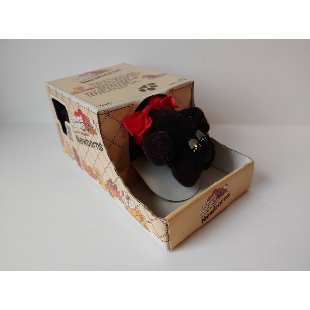 Vintage Pound‎ Puppies Newborns dog w/ box Tonka